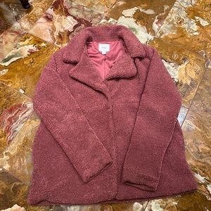 Old Navy, Sherpa coat, color pink brand new never worn